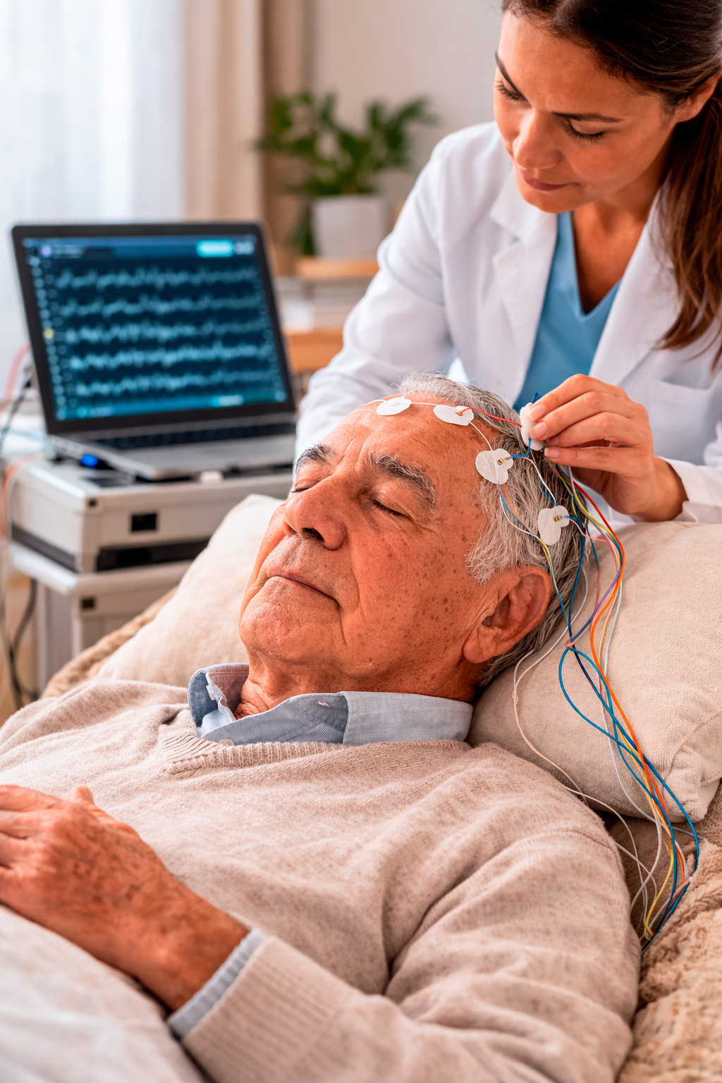 Video electroencefalograma a domicilio